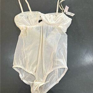 We are HAHA Cream Shapewear Bodysuit